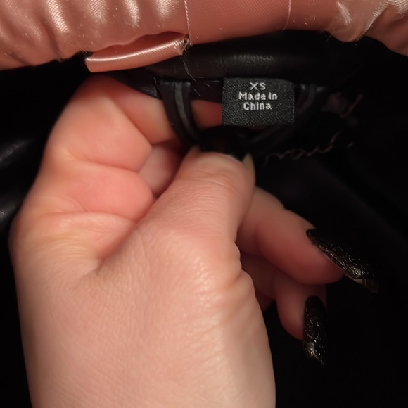 Pamela McCoy Leather and Chains XS Black Jacket - Picture 5 of 6